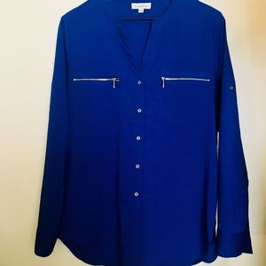 Calvin Klein Top - royal blue